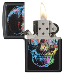 ISQUEIRO ZIPPO CAVEIRA COLORIDA 28042 ISQUEIRO ZIPPO CAVEIRA COLORIDA 28042