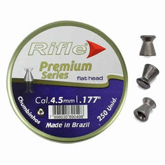 CHUMBINHO RIFLE FLAT HEAD 4,5MM 250UND CHUMBINHO RIFLE FLAT HEAD 4,5MM 250UND