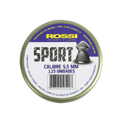 CHUMBINHO ROSSI SPORT 5,5MM 125 UN CHUMBINHO ROSSI SPORT 5,5MM 125 UN