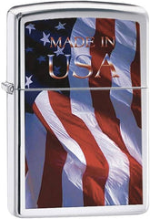 ISQUEIRO ZIPPO MADE IN USA FLAG