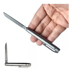CANETA CANIVETE ALUMINIO
