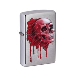 ISQUEIRO ZIPPO CAVEIRA VERMELHA 49603
