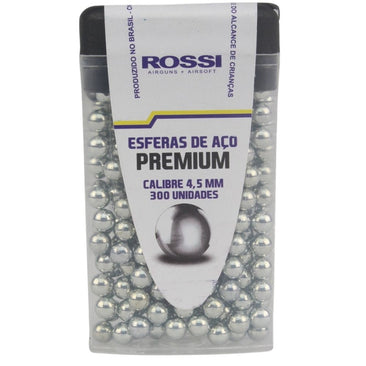 ESFERA DE ACO PREMIUM CAL.4,5MM (300 UN)