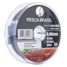 LINHA MONO AQUALINE INVIS. 0,40MM/100M