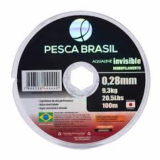 LINHA MONO AQUALINE INVIS. 0,28MM/100M
