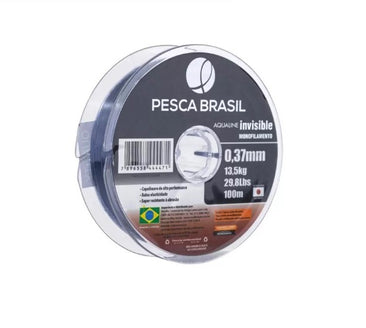 LINHA MONO AQUALINE INVIS. 0,37MM/100M