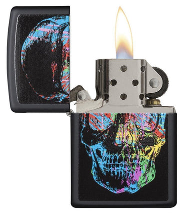 ISQUEIRO ZIPPO CAVEIRA COLORIDA 28042
